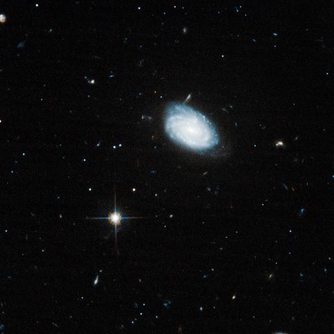 A satellite image of the Leo IV galaxy.